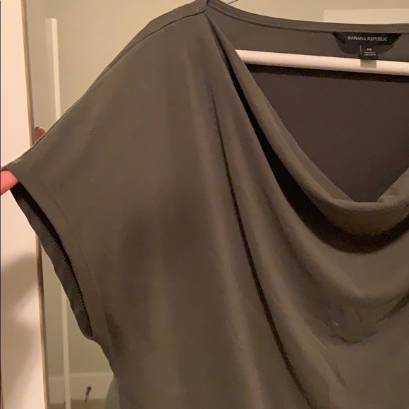 Army Green Banana Republic Top - Picture 3 of 4